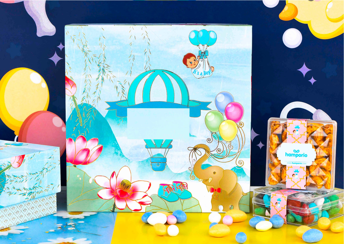 Dancing Lotus Hamper img1